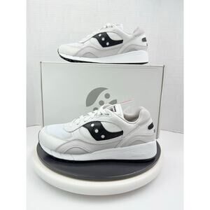 Saucony Shadow 6000 Womens Size 9.5 White Black Running Shoes S70668-01 Retro